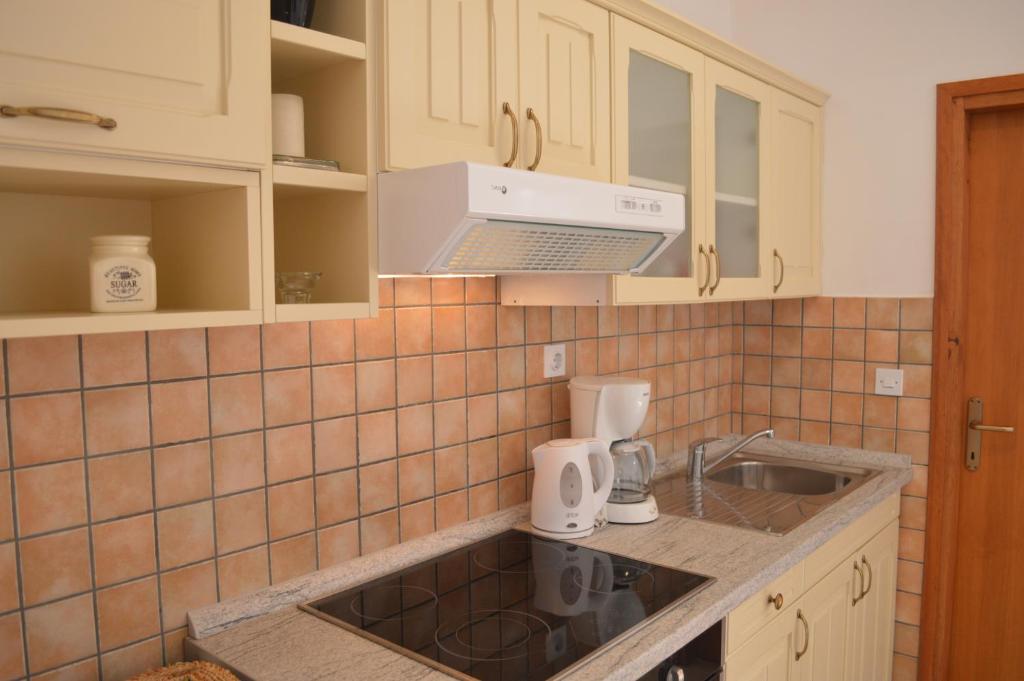 Kuchyň nebo kuchyňský kout v ubytování Apartment Mari