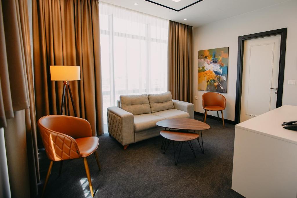 Posezení v ubytování Hotel Delta Premium