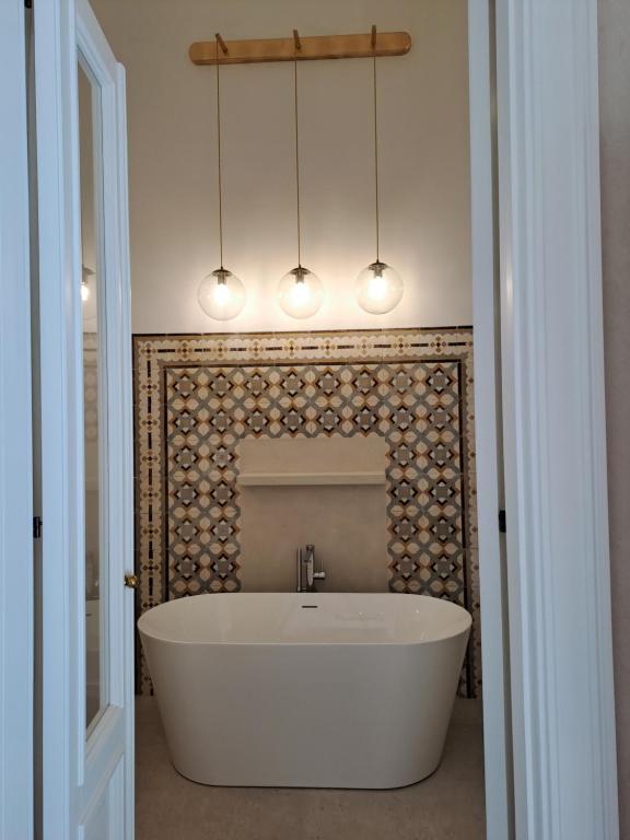 Koupelna v ubytování Palazzo AD 1892 - SUITES & SPA