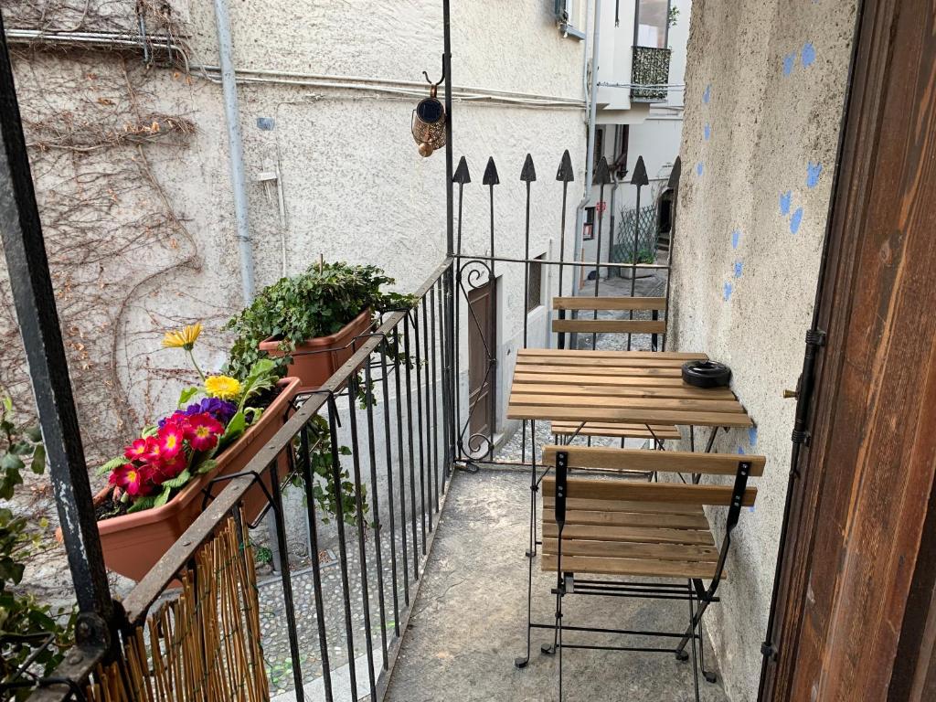 Balkón nebo terasa v ubytování COSY LITTLE HOME