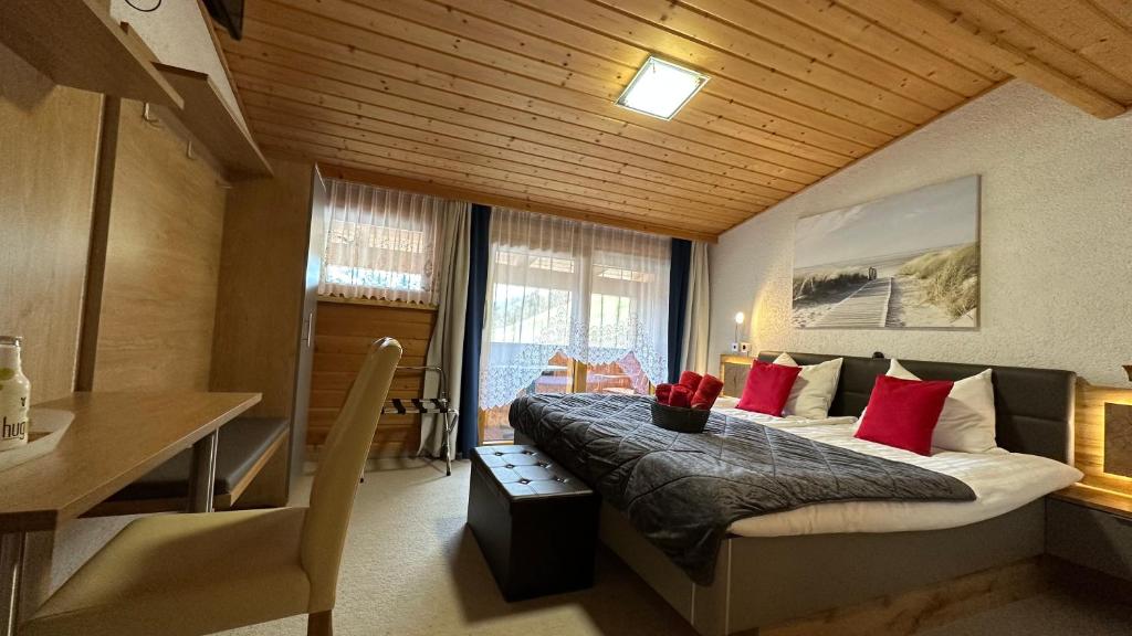 Postel nebo postele na pokoji v ubytování Pension Pichlerhof
