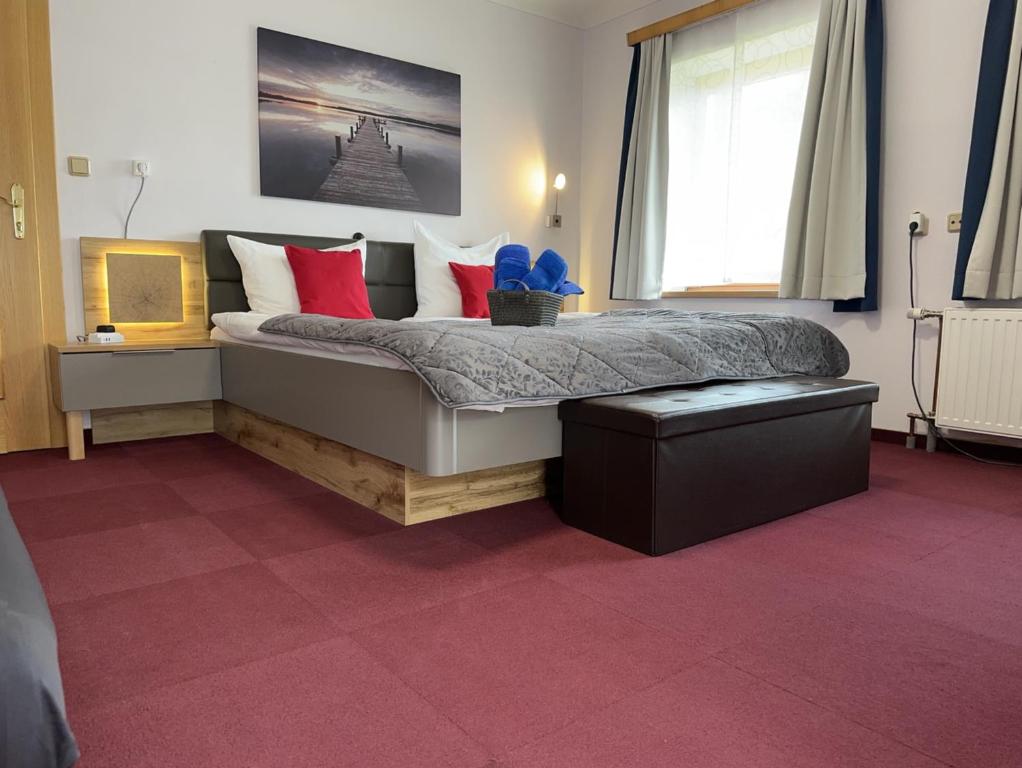 Postel nebo postele na pokoji v ubytování Pension Pichlerhof