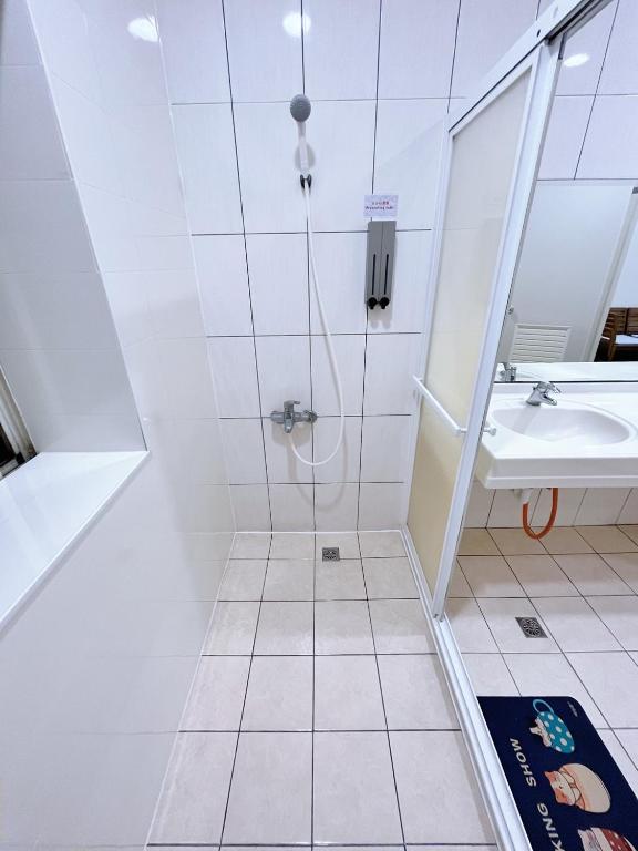 Koupelna v ubytování Sky Tree B&B