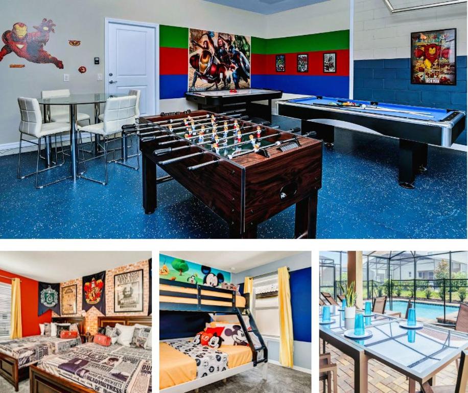 Lush Home with Harry Potter Room & Big Pool Area CDC Standards 7ST477, Davenport (updated