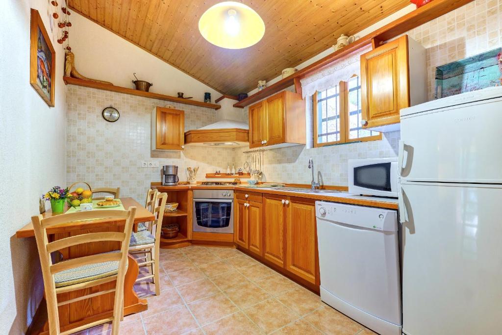 Kuchyň nebo kuchyňský kout v ubytování Casa Aromatica Maria