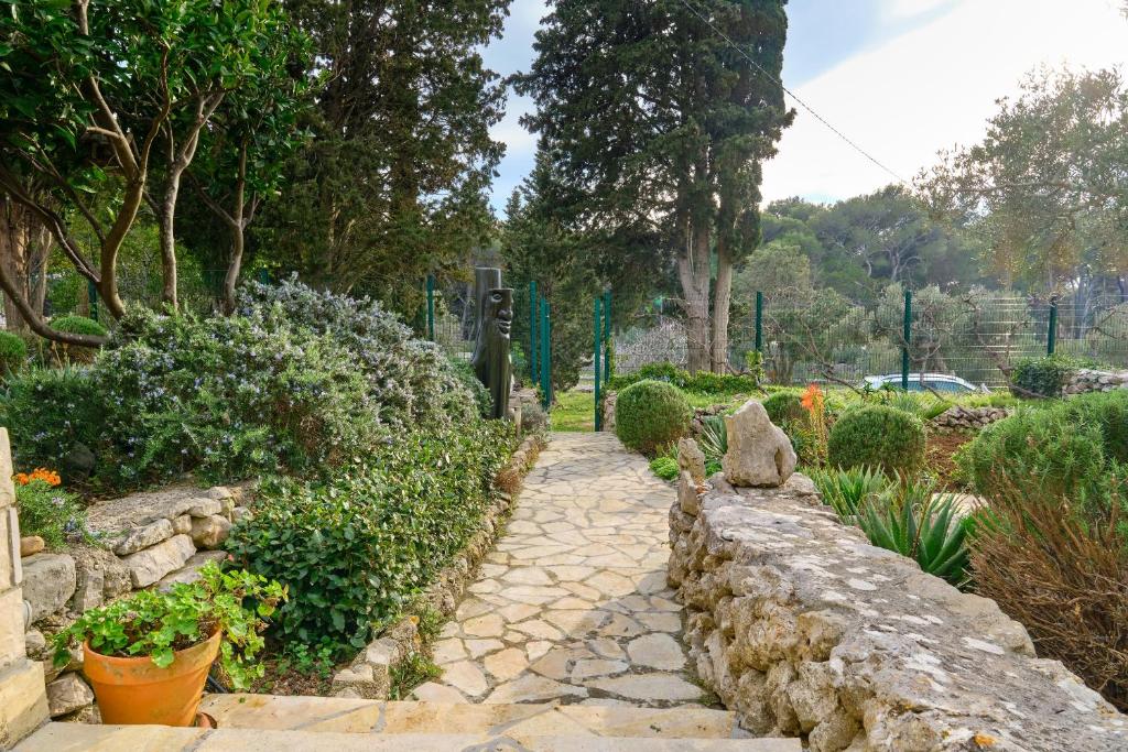 Zahrada ubytování Casa Aromatica Maria