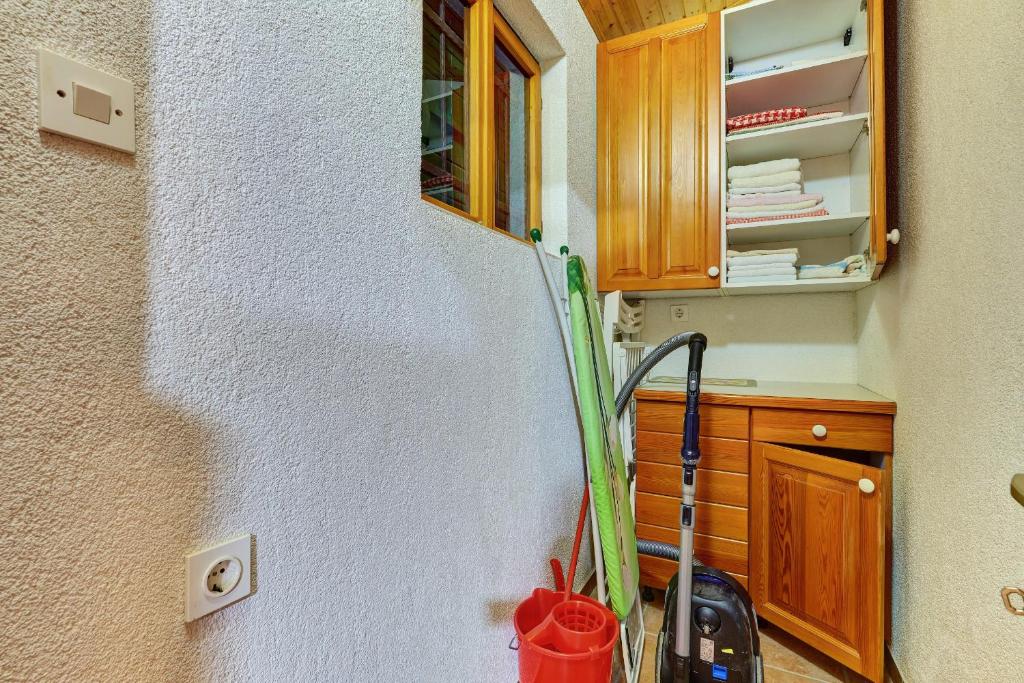 Kuchyň nebo kuchyňský kout v ubytování Casa Aromatica Maria
