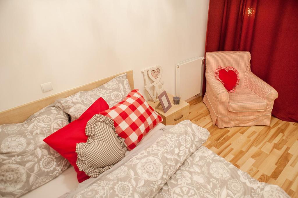 Posezení v ubytování Apartamenty Czerwone Maki Wisła