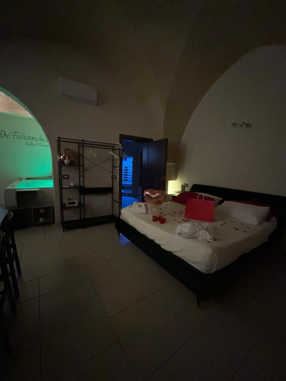 Postel nebo postele na pokoji v ubytování Suite Il Vico