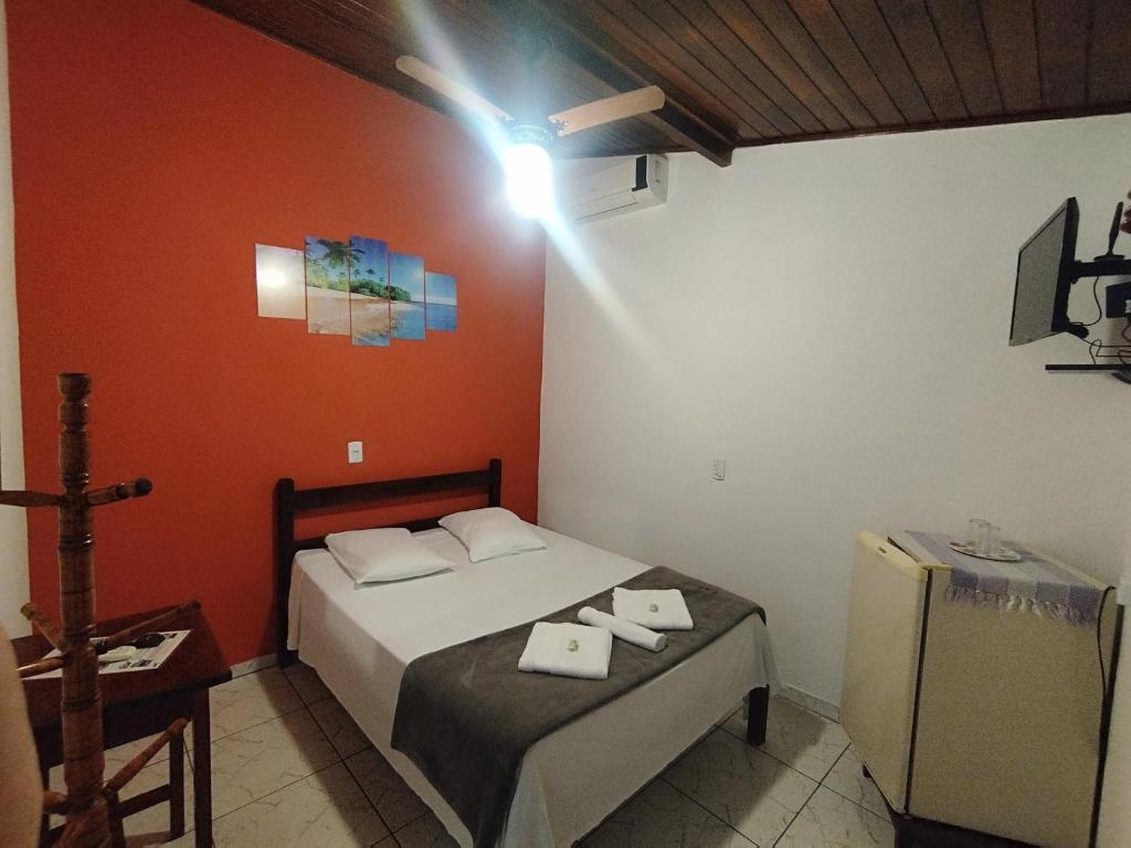 Postel nebo postele na pokoji v ubytování Pousada Taquinha Paraty - CENTRO