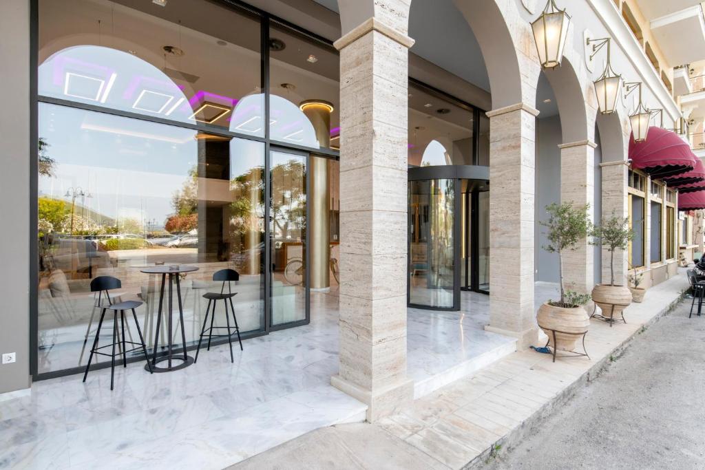 Balkón nebo terasa v ubytování Hotel Lefkas