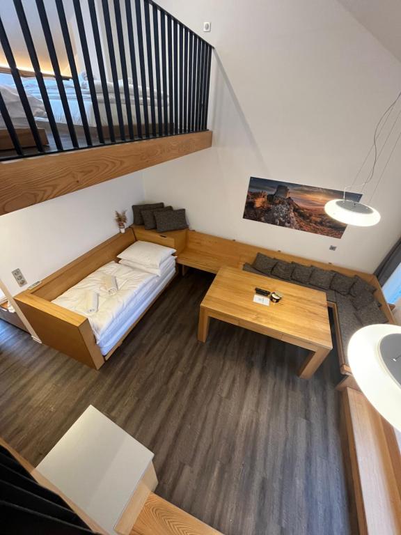 Postel nebo postele na pokoji v ubytování Palava eu 8