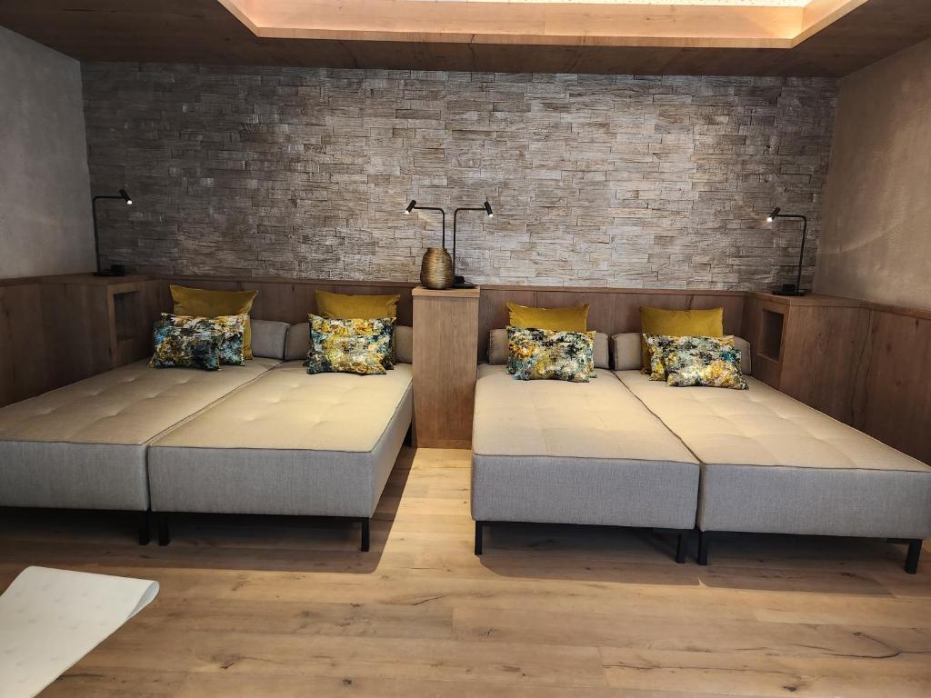 Posteľ alebo postele v izbe v ubytovaní Hotel Gabi
