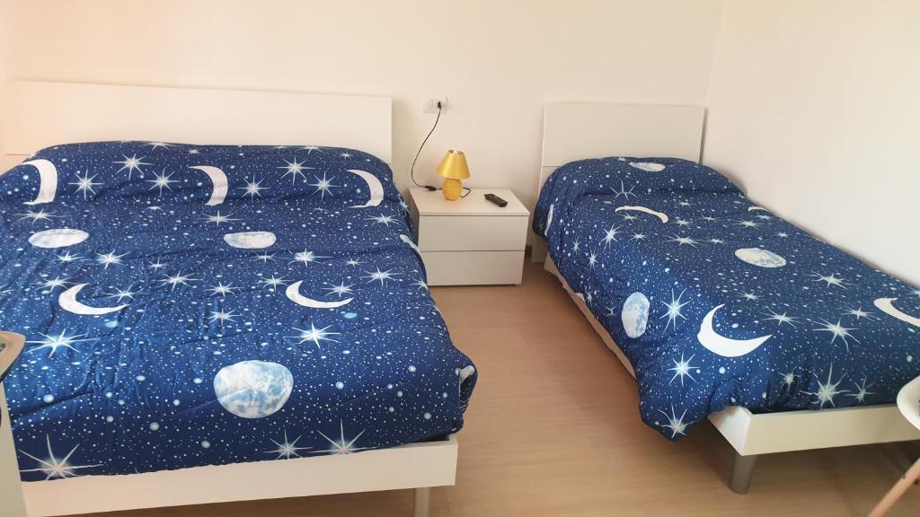 Postel nebo postele na pokoji v ubytování I TREPPONTI