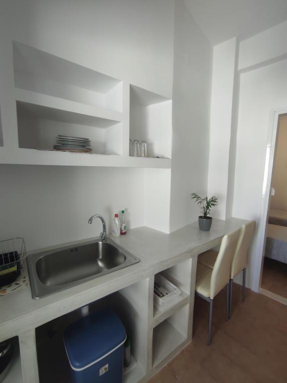 Kuchyň nebo kuchyňský kout v ubytování Mama's House