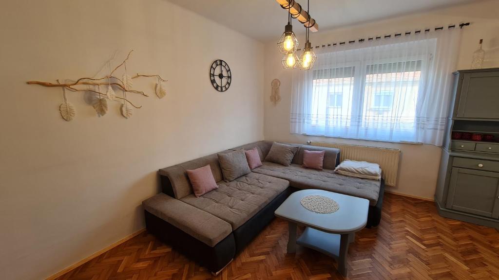 Posezení v ubytování RI-JÓ apartman