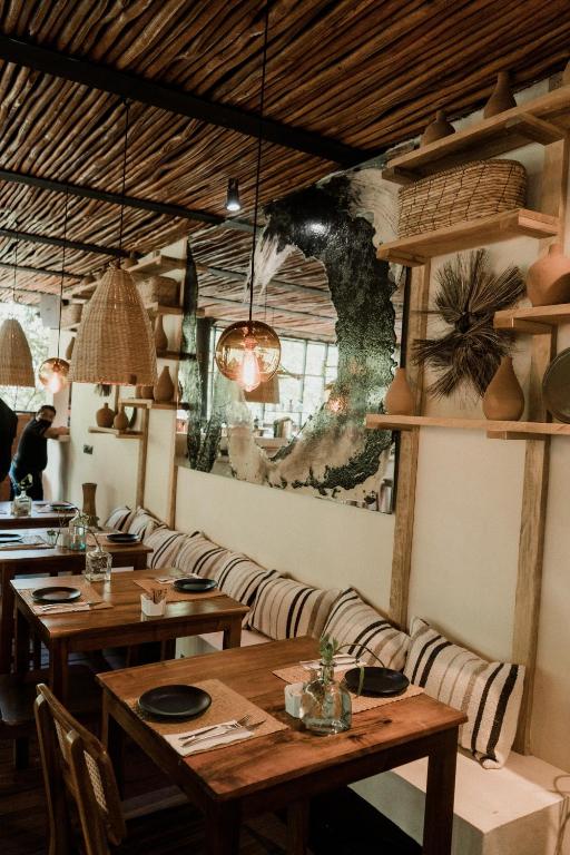 Restaurace v ubytování Copal Tulum Hotel