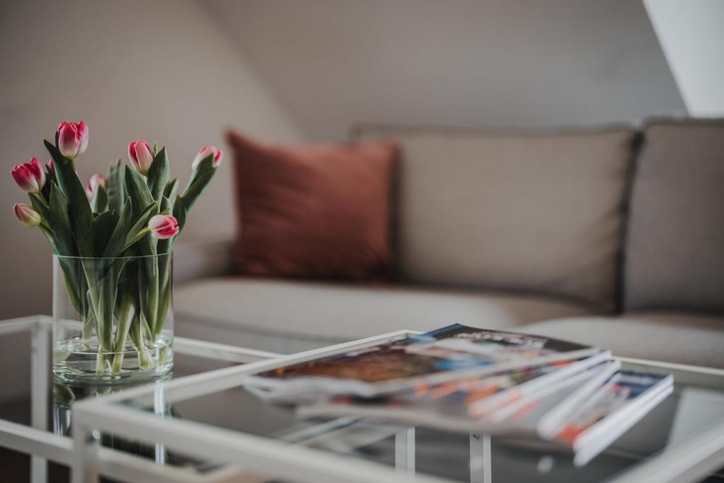Posezení v ubytování Ferienwohnung Weidenblick