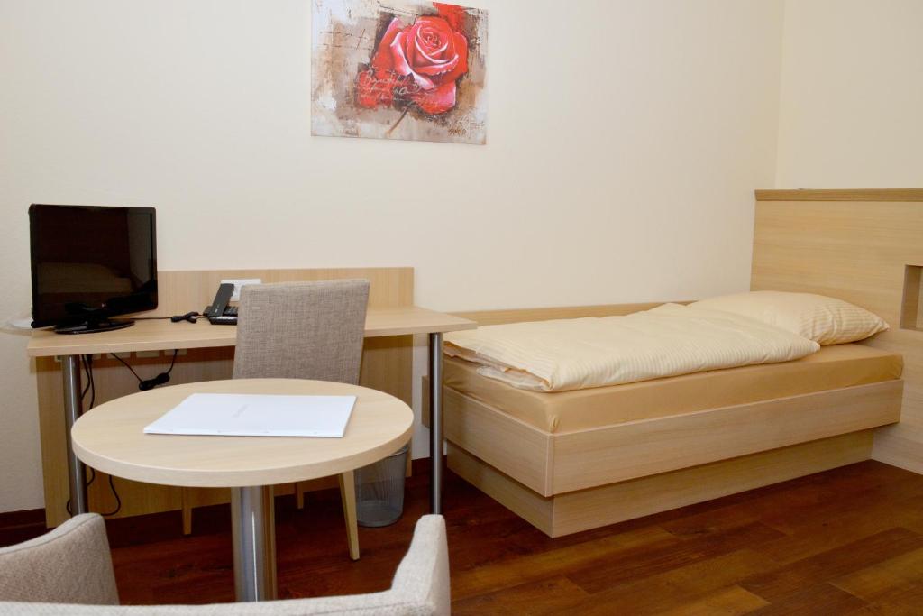 TV a/nebo společenská místnost v ubytování Gasthaus-Witte