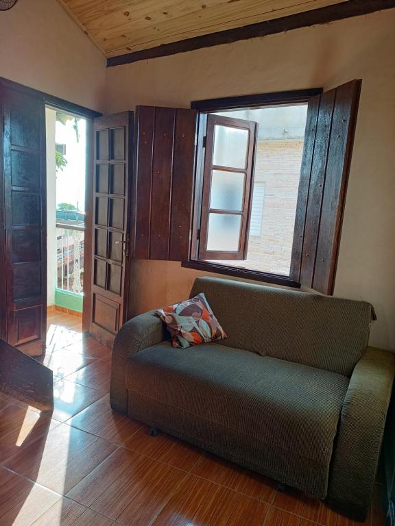 Posezení v ubytování Suites em São Thomé das Letras