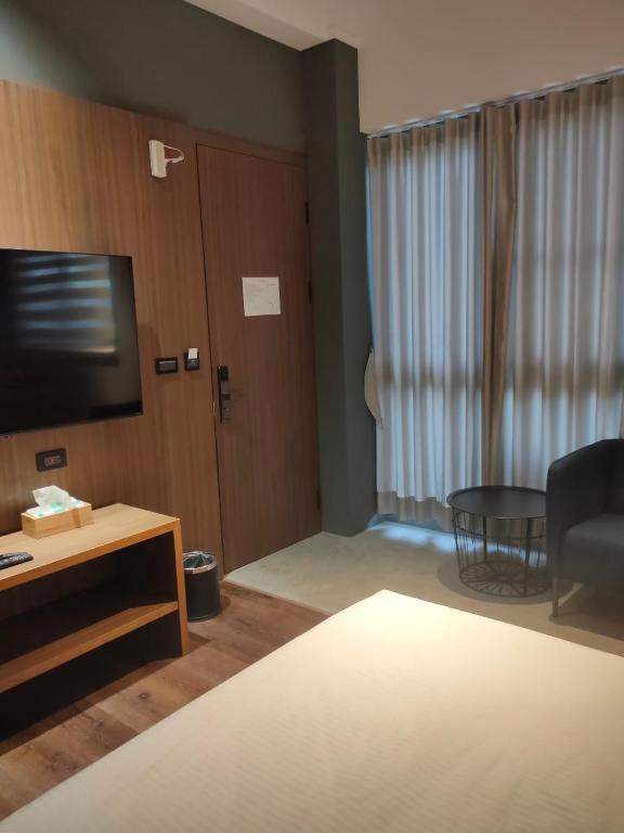 Letto o letti in una camera di 木木宿宿MUMUsusu-stay只接待成年者一無包棟服務