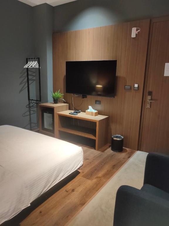 Letto o letti in una camera di 木木宿宿MUMUsusu-stay只接待成年者一無包棟服務