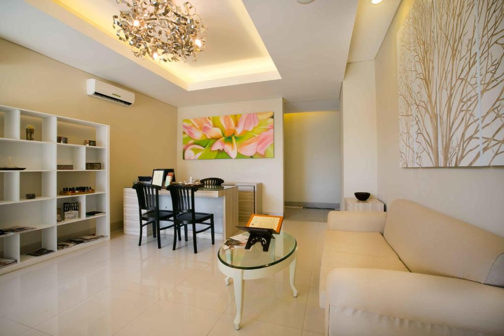 Posezení v ubytování Legian Paradiso Hotel