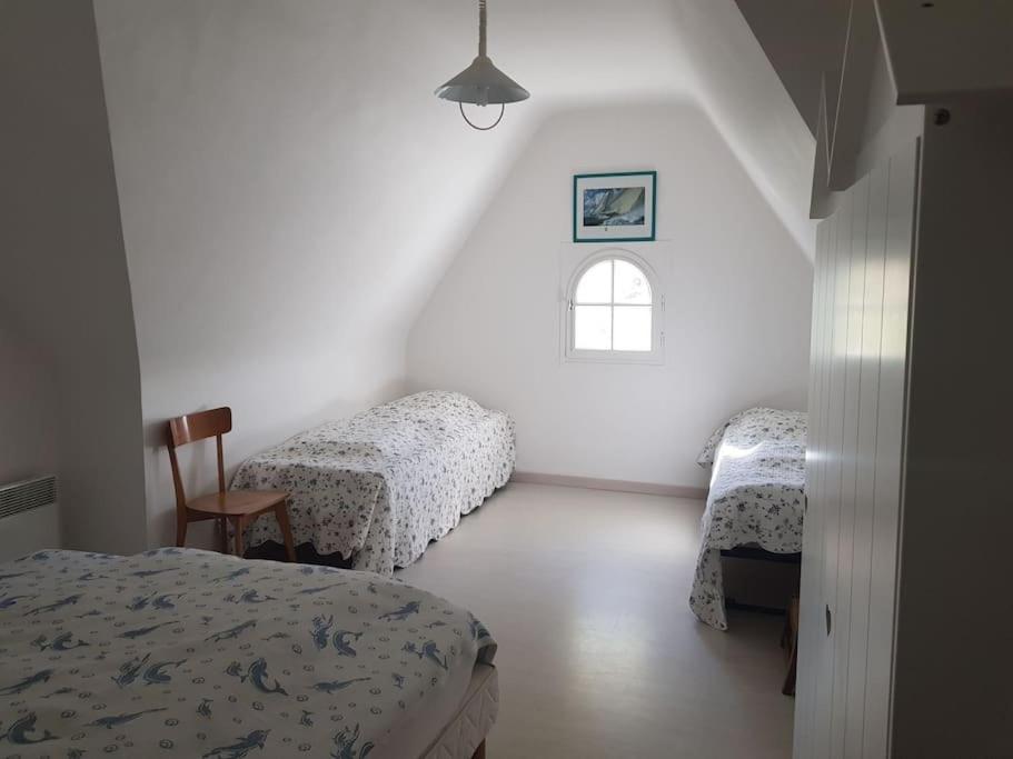 Posteľ alebo postele v izbe v ubytovaní Villa de famille 15 couchages