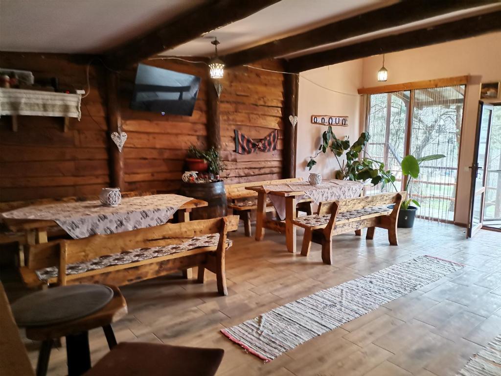 Posezení v ubytování Forest House