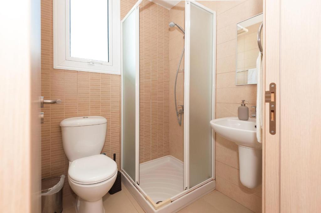 Koupelna v ubytování Villa Anais