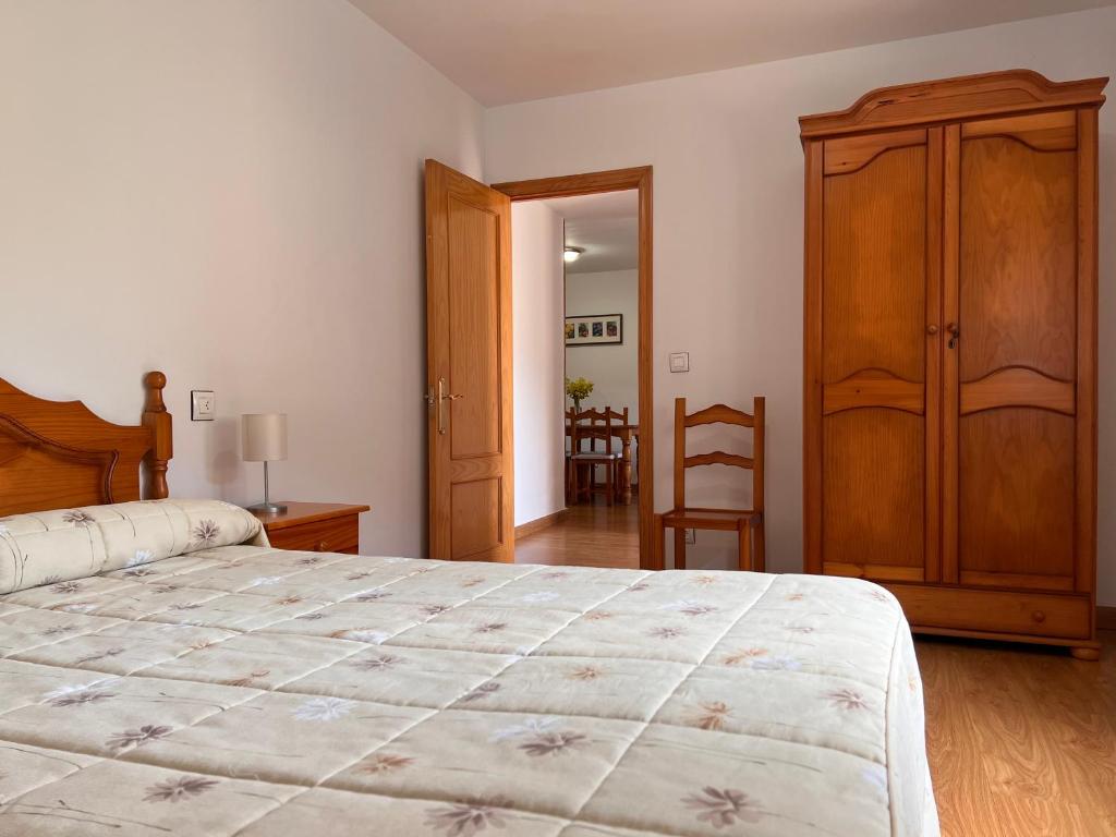 Postel nebo postele na pokoji v ubytování Camín de la reina