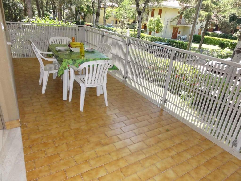 A balcony or terrace at Apartment in Bibione 38315
