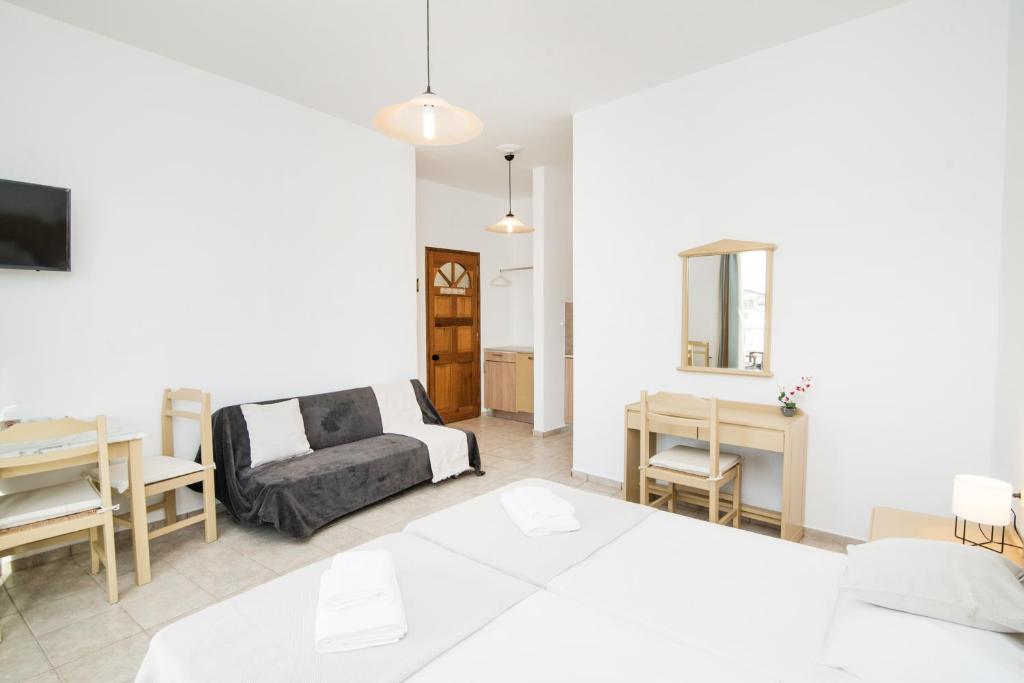 Posezení v ubytování Kristina Stelios Apartment