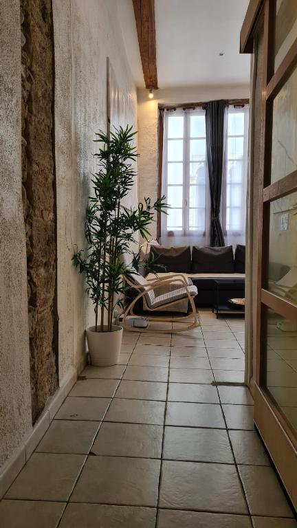 Posezení v ubytování La Loge Du Vieux Lyon