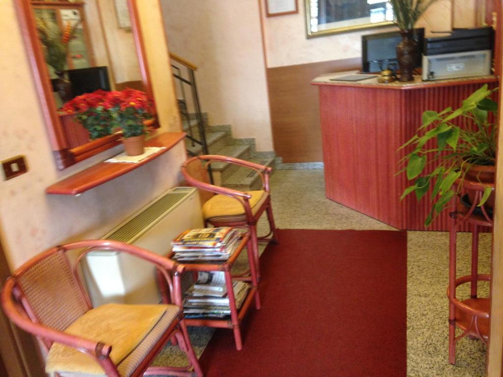 Posezení v ubytování Hotel La Caravella
