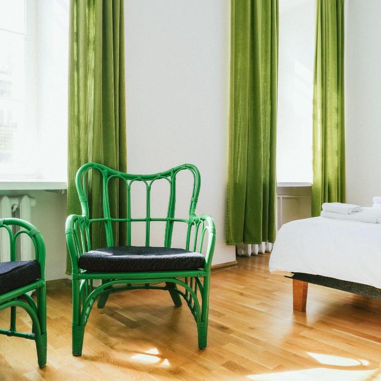 Posezení v ubytování Bookinn B&B Welcome to Vilnius' Old Town