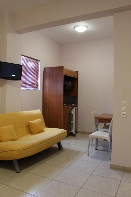 TV a/nebo společenská místnost v ubytování Hotel Apanema