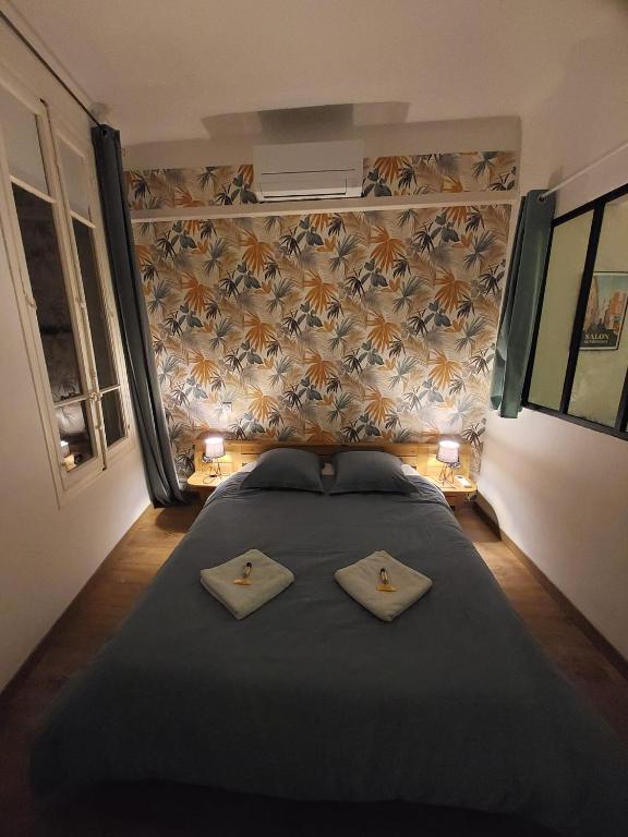 Katil atau katil-katil dalam bilik di Le Mistralet