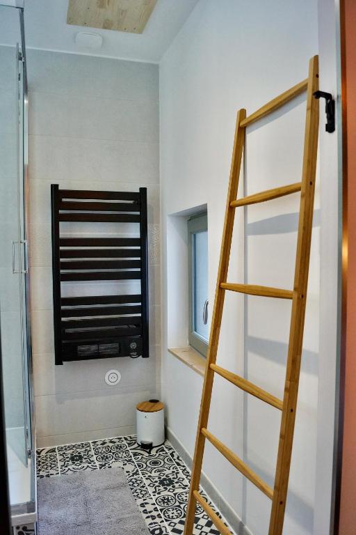 Koupelna v ubytování Le Cosy