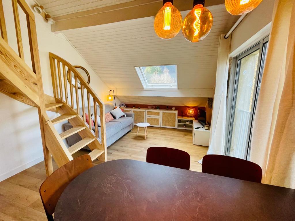 Posedenie v ubytovaní Charmant appartement idéalement situé