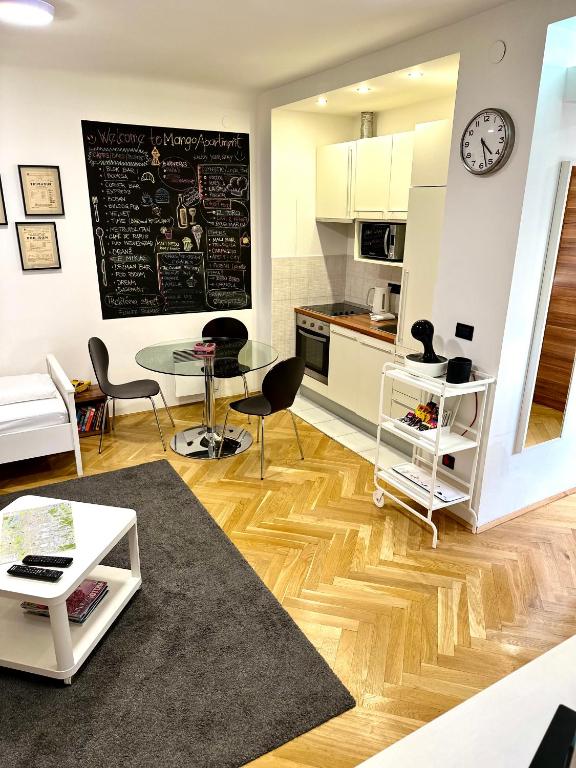 Posezení v ubytování Apartments Mango Downtown