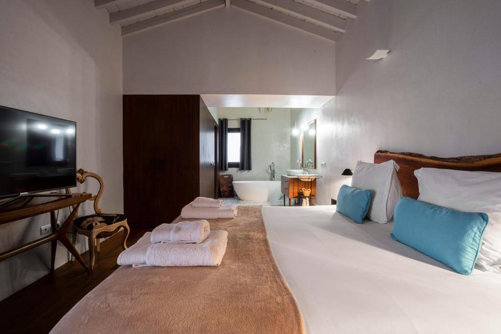 Posteľ alebo postele v izbe v ubytovaní Casa Porto Sea View