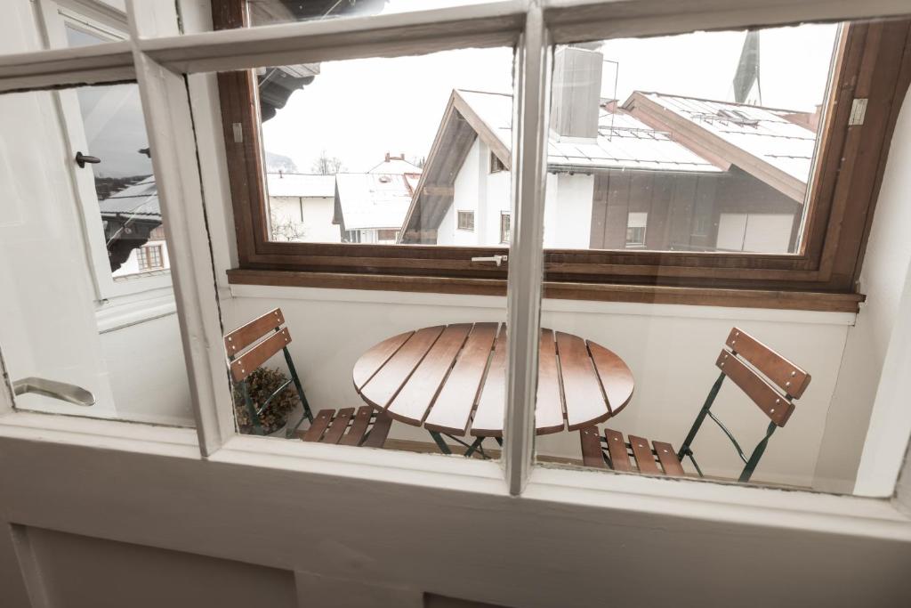 Balkón nebo terasa v ubytování Landgasthof Augustiner