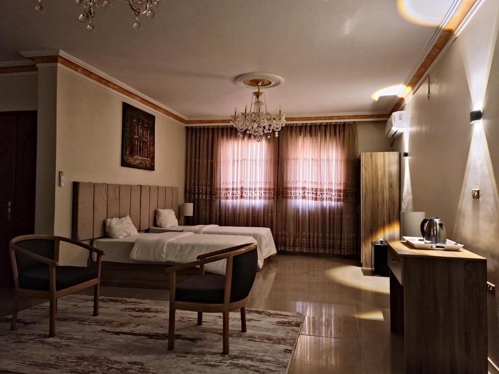 Posezení v ubytování Twilight Hotel Petra