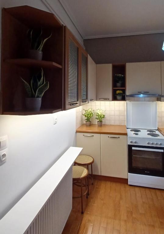 Kuchyň nebo kuchyňský kout v ubytování 115m2 K.G HOME