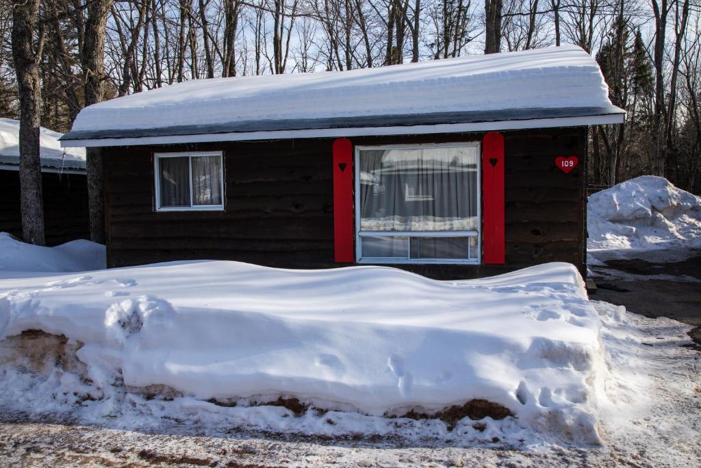 Glenview Cottages v zimě