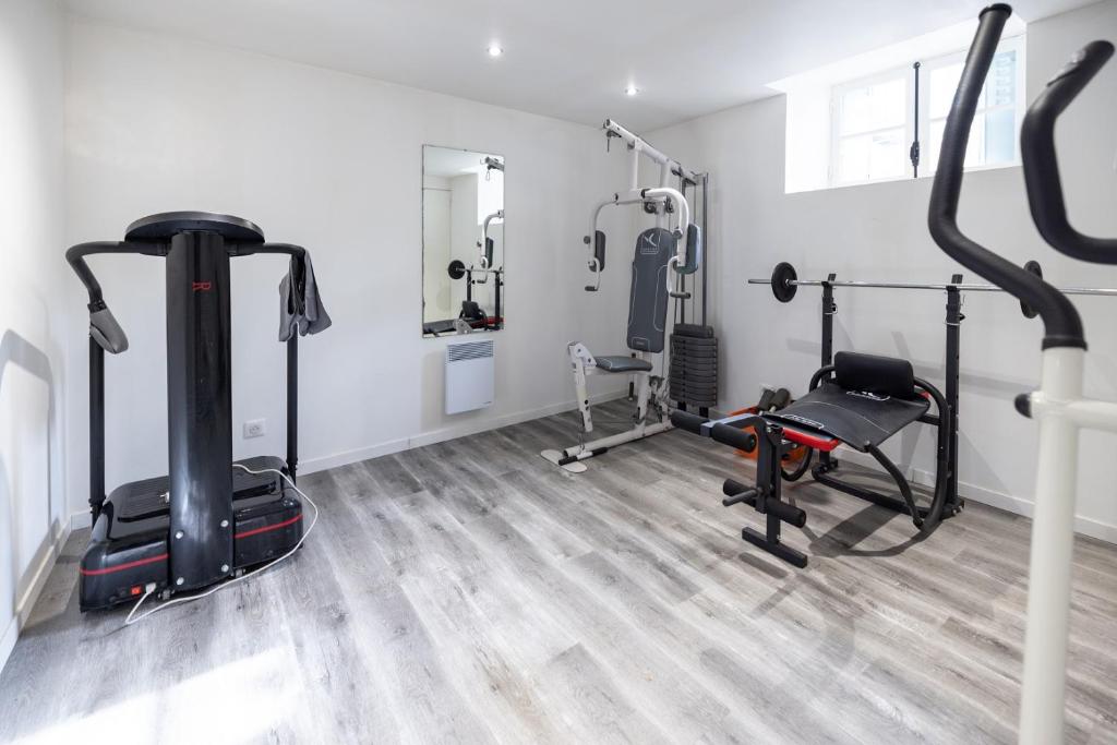 Posilňovňa alebo fitness centrum v ubytovaní Pamiers gare - 2 Appartements à louer ou Chambre parentale indépendante