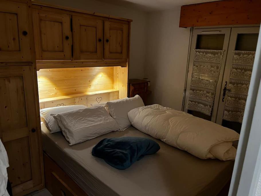Posteľ alebo postele v izbe v ubytovaní Appartement au pied des pistes