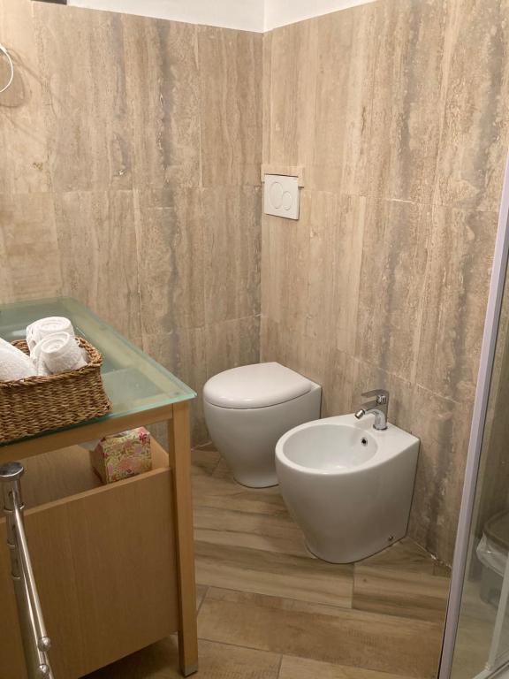 Kúpeľňa v ubytovaní I travertini