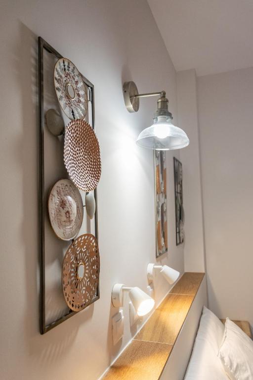 Postel nebo postele na pokoji v ubytování Hostal Cuevas
